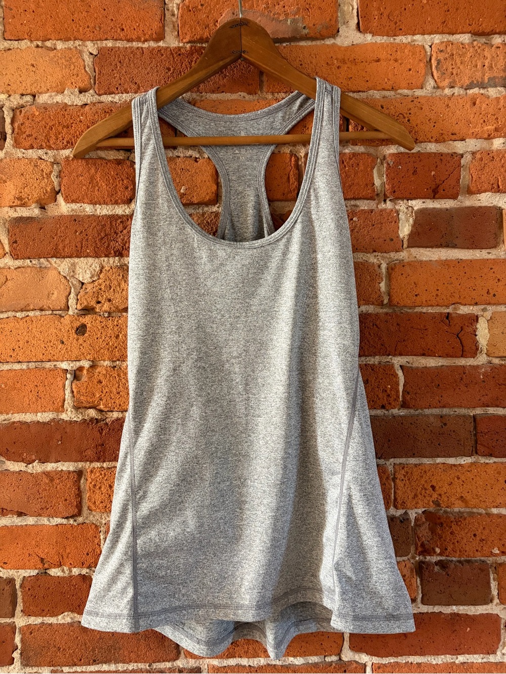 Gray Racerback Women’s Workout Tank Top